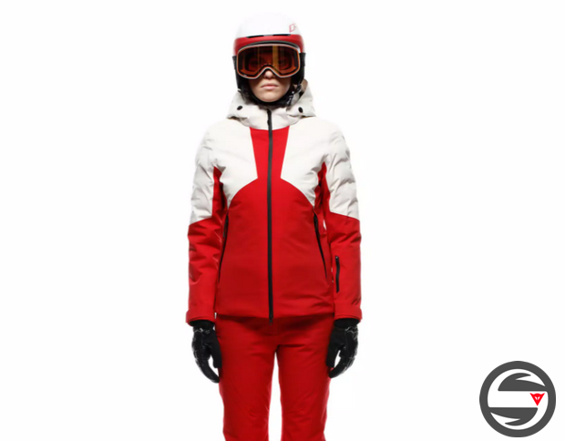 ZIVES AEROSENSE DRY WMN  73 LILY WHITE RACING RED JACKET