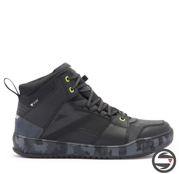 SUBURB D-WP SHOES 49J BLACK CAMO ACID YELLOW