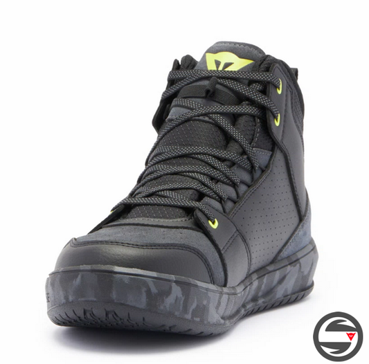 SUBURB D-WP SHOES 49J BLACK CAMO ACID YELLOW