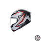 K6 S AGV E2206 MPLK 007 FLASH MATT BLACK GREY RED ECE 22.06