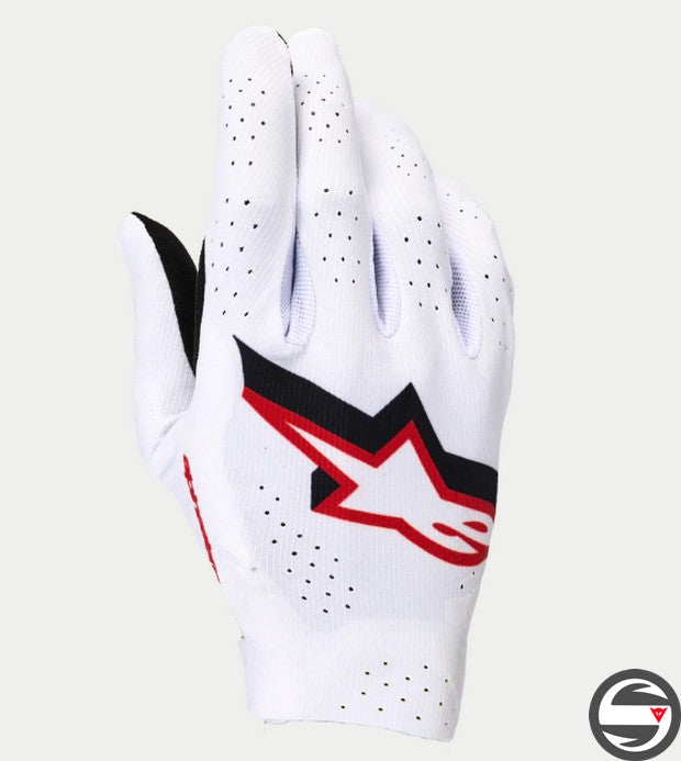 3560526 SUPERTECH MX GLOVES 2063 WHITE BLACK FIRE RED