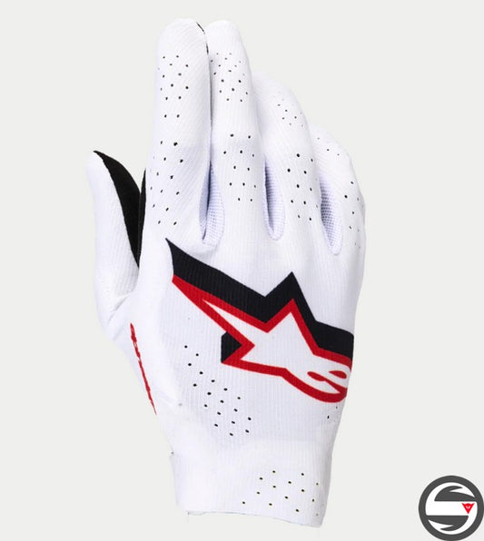 3560526 SUPERTECH MX GLOVES 2063 WHITE BLACK FIRE RED