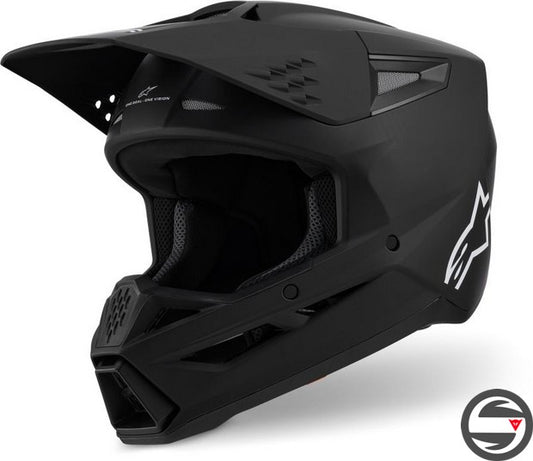 8300426 S-M3 SOLID HELMET 110 BLACK MATT