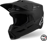 8300426 S-M3 SOLID HELMET 110 BLACK MATT