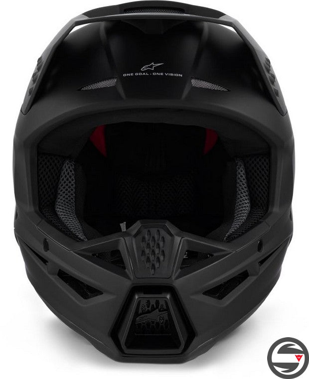 8300426 S-M3 SOLID HELMET 110 BLACK MATT