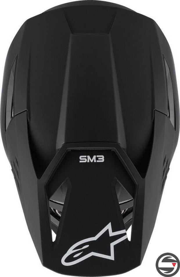 8300426 S-M3 SOLID HELMET 110 BLACK MATT