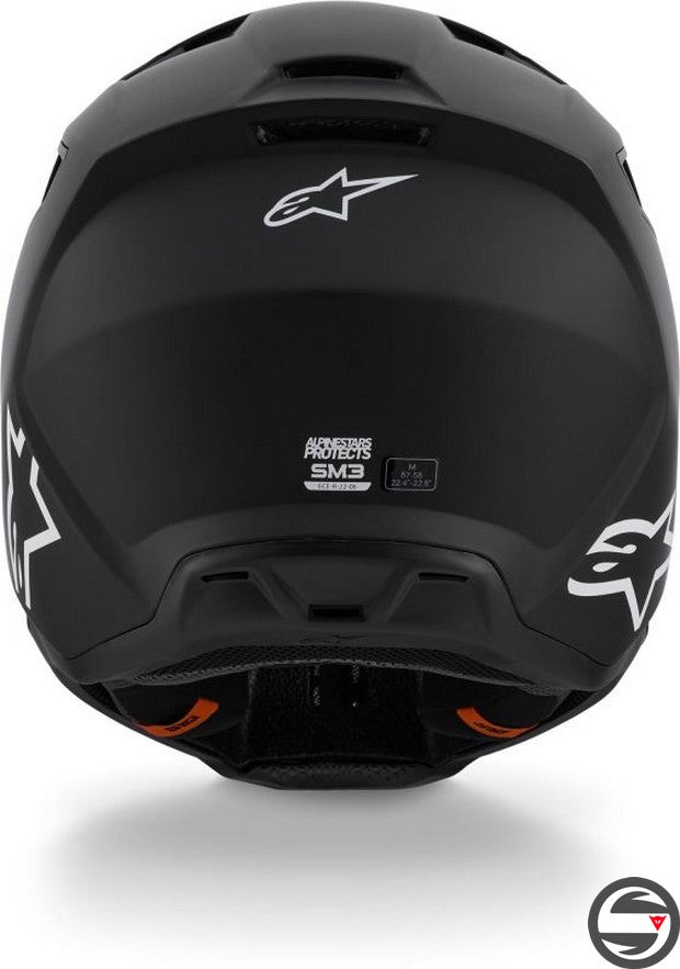 8300426 S-M3 SOLID HELMET 110 BLACK MATT