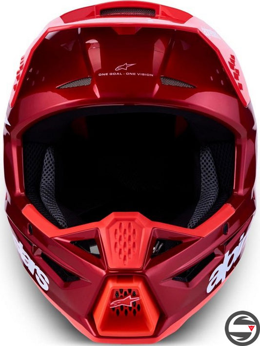 8300726 S-M3 RADIUM HELMET 3216 RED MOT FLUO WHITE