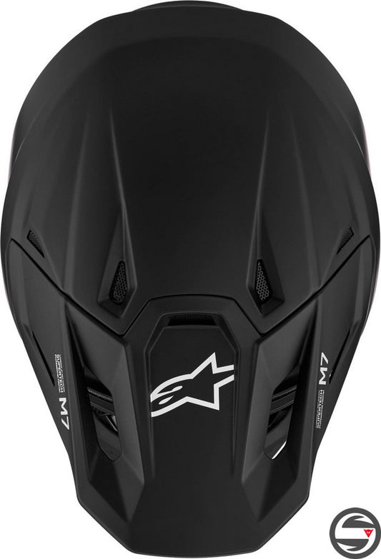 8301326 S-M7 SOLID HELMET 110 BLACK MATT