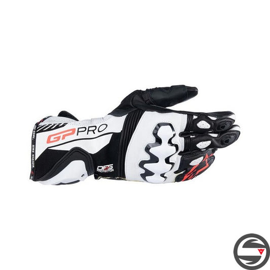 GP PRO R4 GLOVES 12 BLACK WHITE