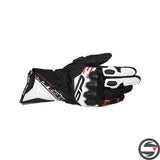 SP-3 GLOVES 1231 BLACK WHITE RED FLUO