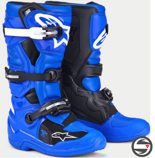 TECH 7 S BLUE BLACK WHITE 712 ALPINESTAR