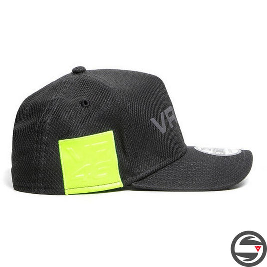 DAINESE VR46 9FORTY CAP 620 BLACK FLUO YELLOW