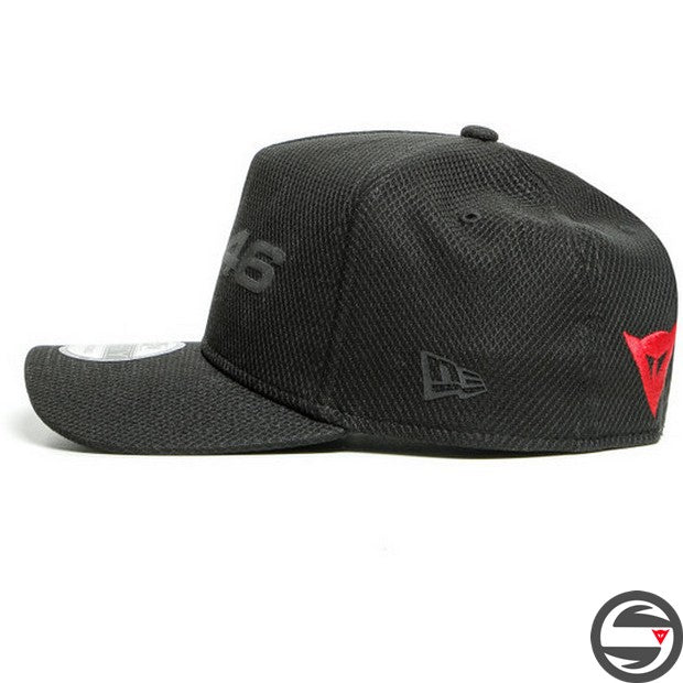 DAINESE VR46 9FORTY CAP 620 BLACK FLUO YELLOW