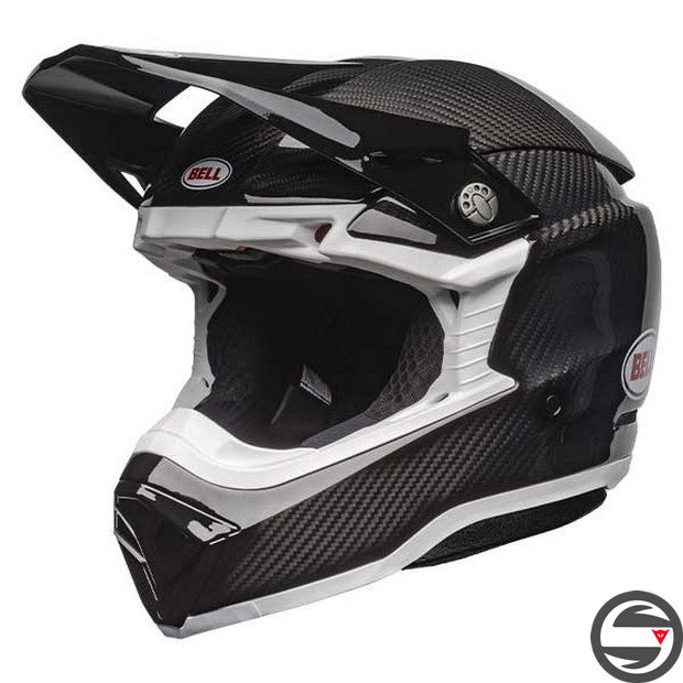 MOTO-10 SPHERICAL GLOSS BALCK WHITE