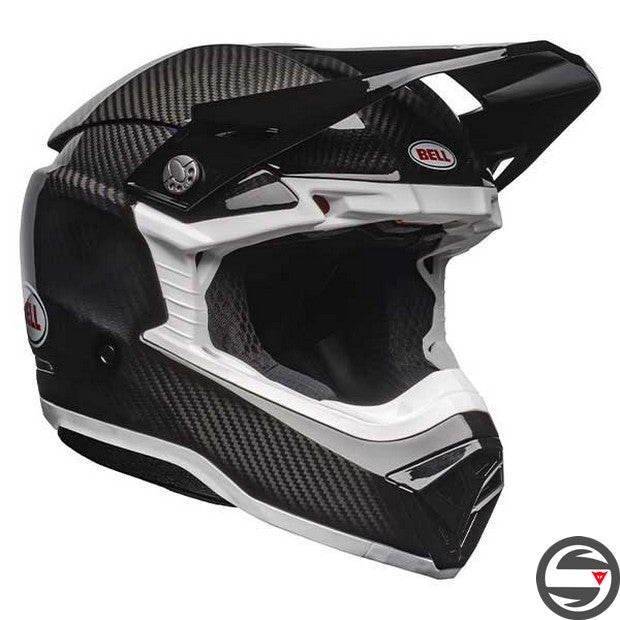 MOTO-10 SPHERICAL GLOSS BALCK WHITE