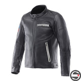 LEGGENDA PERF. LEATHER JACKET 001 BLACK