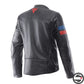 LEGGENDA PERF. LEATHER JACKET 001 BLACK