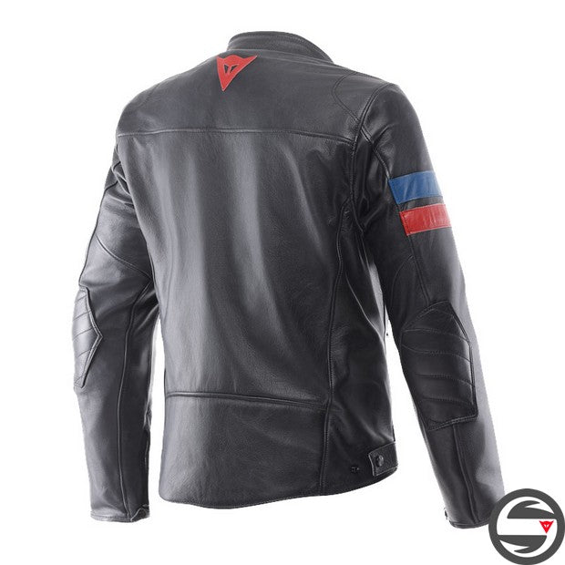LEGGENDA PERF. LEATHER JACKET 001 BLACK