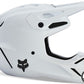 31365-067 FOX V3 SOLID HELMET MATTE WHITE