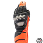 PELLE FULL METAL 7 GLOVES 628 BLACK RED FLUO