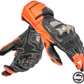 PELLE FULL METAL 7 GLOVES 628 BLACK RED FLUO