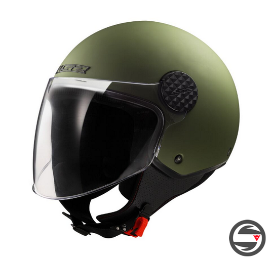 OF558 SPHERE 2 LUX MILITARY GREEN SOLID LS2