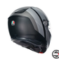SPORTMODULAR AGV 100 OVERLAY MATT DOUBLE GREY MULTI PLK 001
