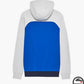 36267-172 HOODIE FRACTURE PANELED FLEECE STEEL GREY PO FOX