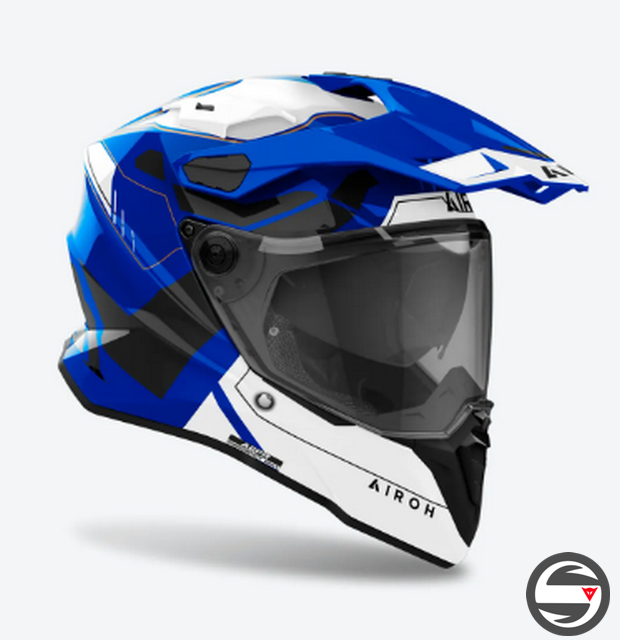 COMMANDER 2 REVEAL BLUE GLOSS AIROH CM2R19