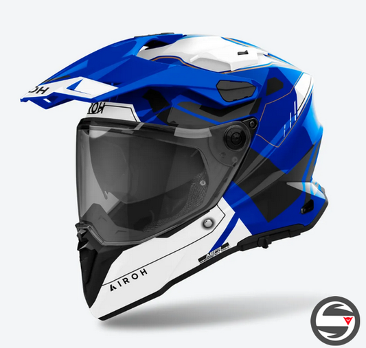 COMMANDER 2 REVEAL BLUE GLOSS AIROH CM2R19