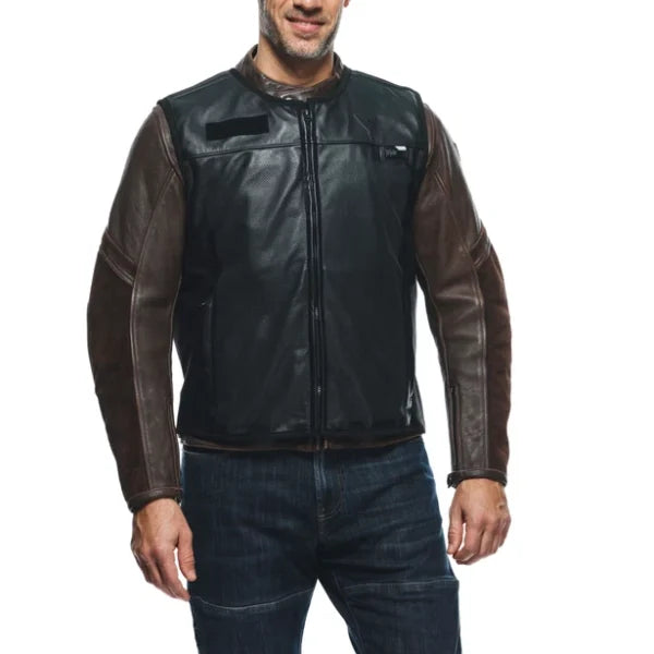 SMART JACKET MAN 001 LEATHER D-AIR AIRBAG