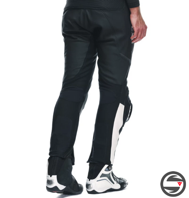 SUPER SPEED LEATHER PANTS 622 BLACK WHITE