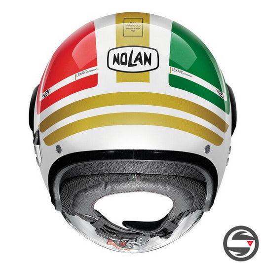 N21 VISOR FLYBRIDGE 067 ITALY METAL WHITE RED GOLD