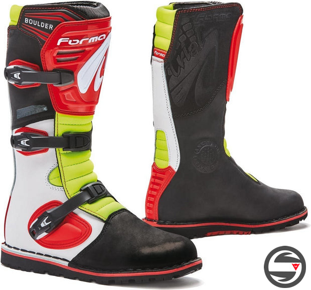 BOULDER 981078 WHITE RED YELLOW FORMA TRIAL BOOTS