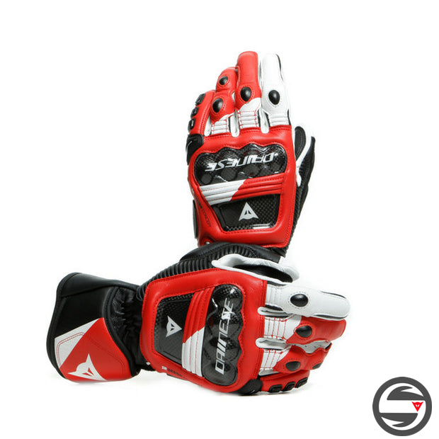 PELLE DRUID 3 GLOVES A66 BLACK WHITE LAVA-RED