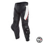 DELTA 3 LEATHER PANTS 858 BLACK WHITE RED