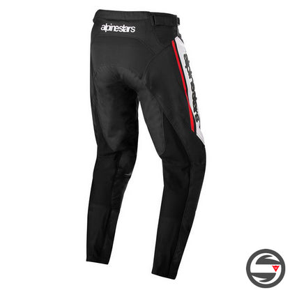 ALPINES. RACER FLAGSHIP PANTS 1231 BLACK WHITE RED FLUO (3721322)