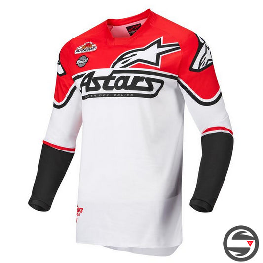 ALPINES. RACER FLAGSHIP JERSEY 2310 WHITE RED (3761322)