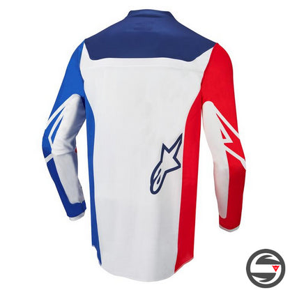ALPINES. RACER COMPASS JERSEY 2537 WHITE RED BLUE (3762122)