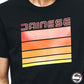 STRIPES T-SHIRT 606 BLACK RED