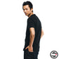 STRIPES T-SHIRT 606 BLACK RED