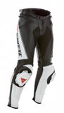 DELTA PRO C2 LEATHER PANTS BLACK WHITE MAN