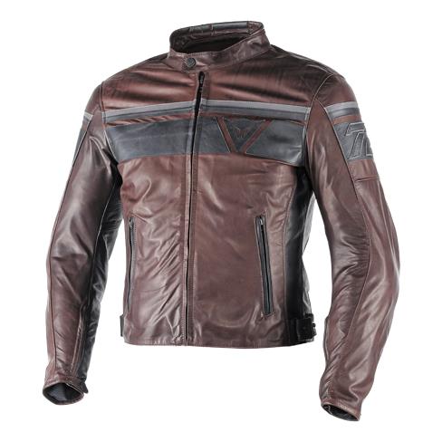 BLACKJACK LEATHER JACKET U63 DARK BROWN