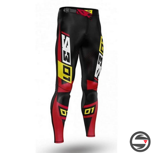 01-RY2 PANT TRIAL S3 01 NERO ROSSO