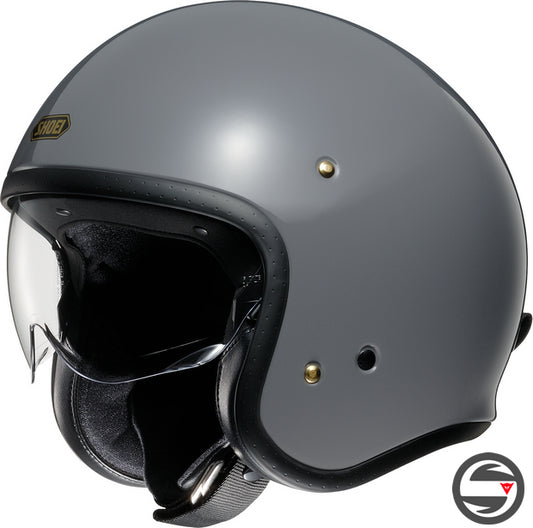 SHOEI J-O BASALT GREY GLOSS JET HELMET JO J.O