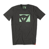 T-SHIRT COLOR NEW BLACK GREEN-FLUO