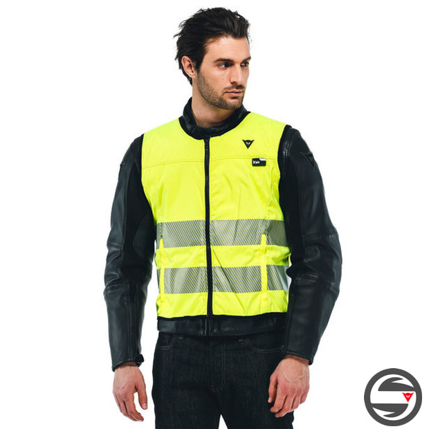 SMART JACKET MAN HI-VIS 041 YELLOW D-AIR AIRBAG