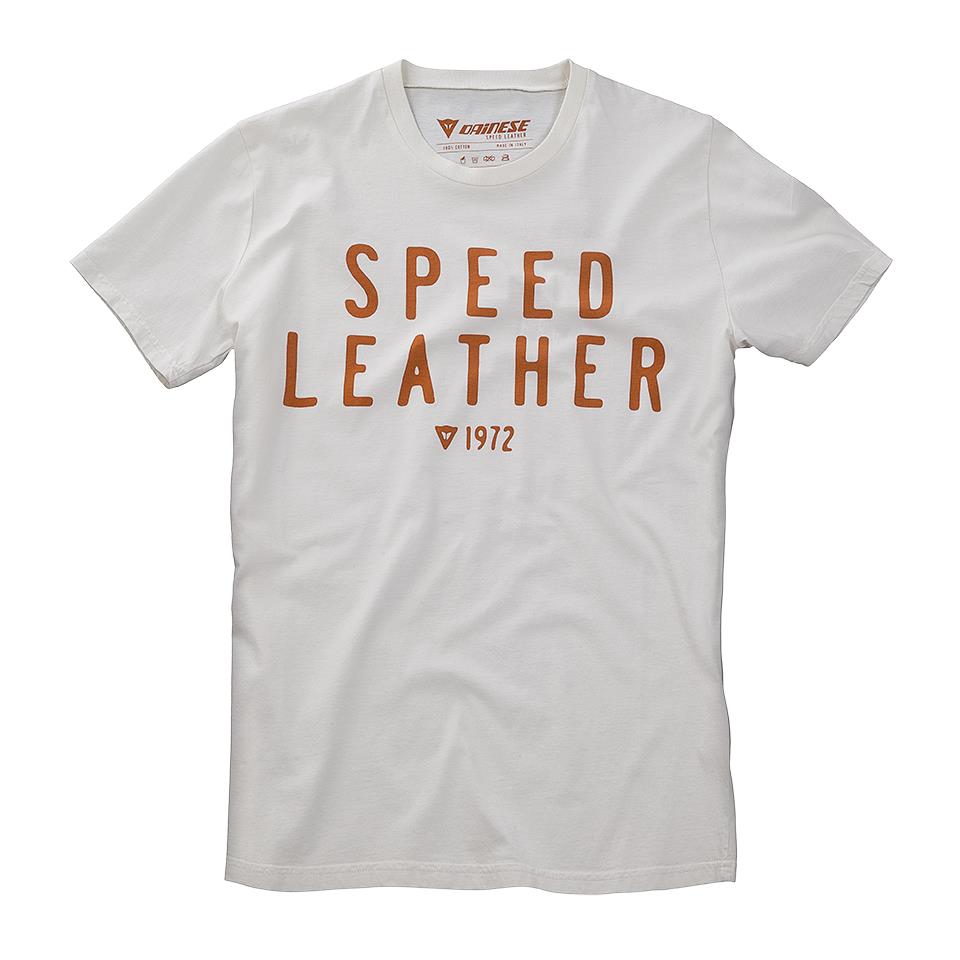 T-SHIRT SPEED LEATHER 1972 WHITE