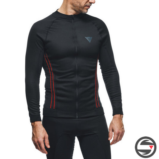 NO WIND THERMO LS 606 TEE BLACK RED